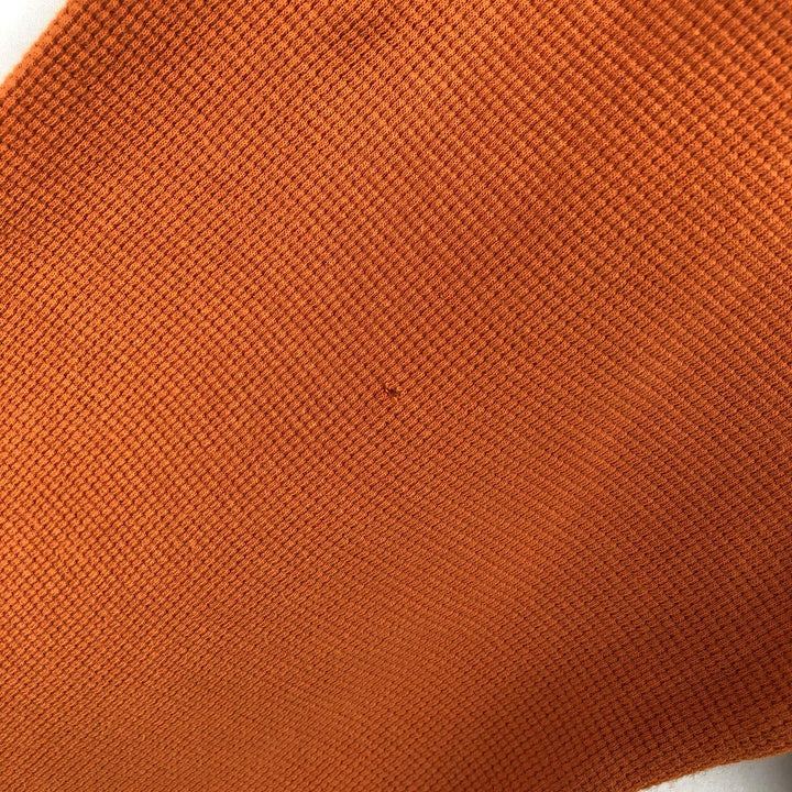 Ralph Lauren POLO RALPH LAUREN SLEEPWEAR V-neck Thermal Long-Sleeve T-shirt, Waffle Knit, Men's Size XL (approx.) cotton orange type Vintage Second Hand