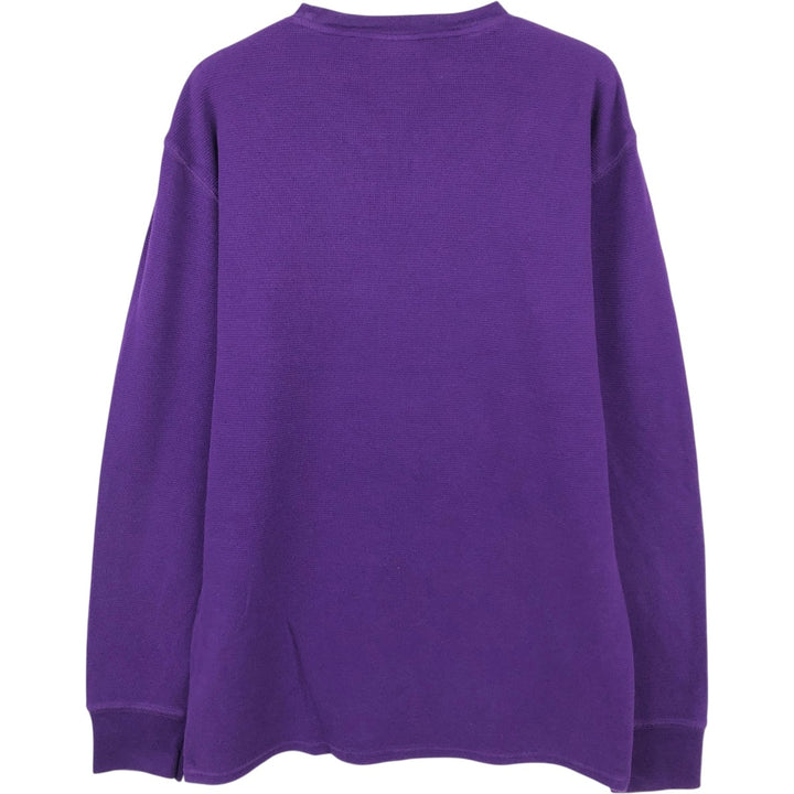 Ralph Lauren POLO RALPH LAUREN SLEEPWEAR Thermal Long T-Shirt, Men's XL cotton purple type Vintage Second Hand