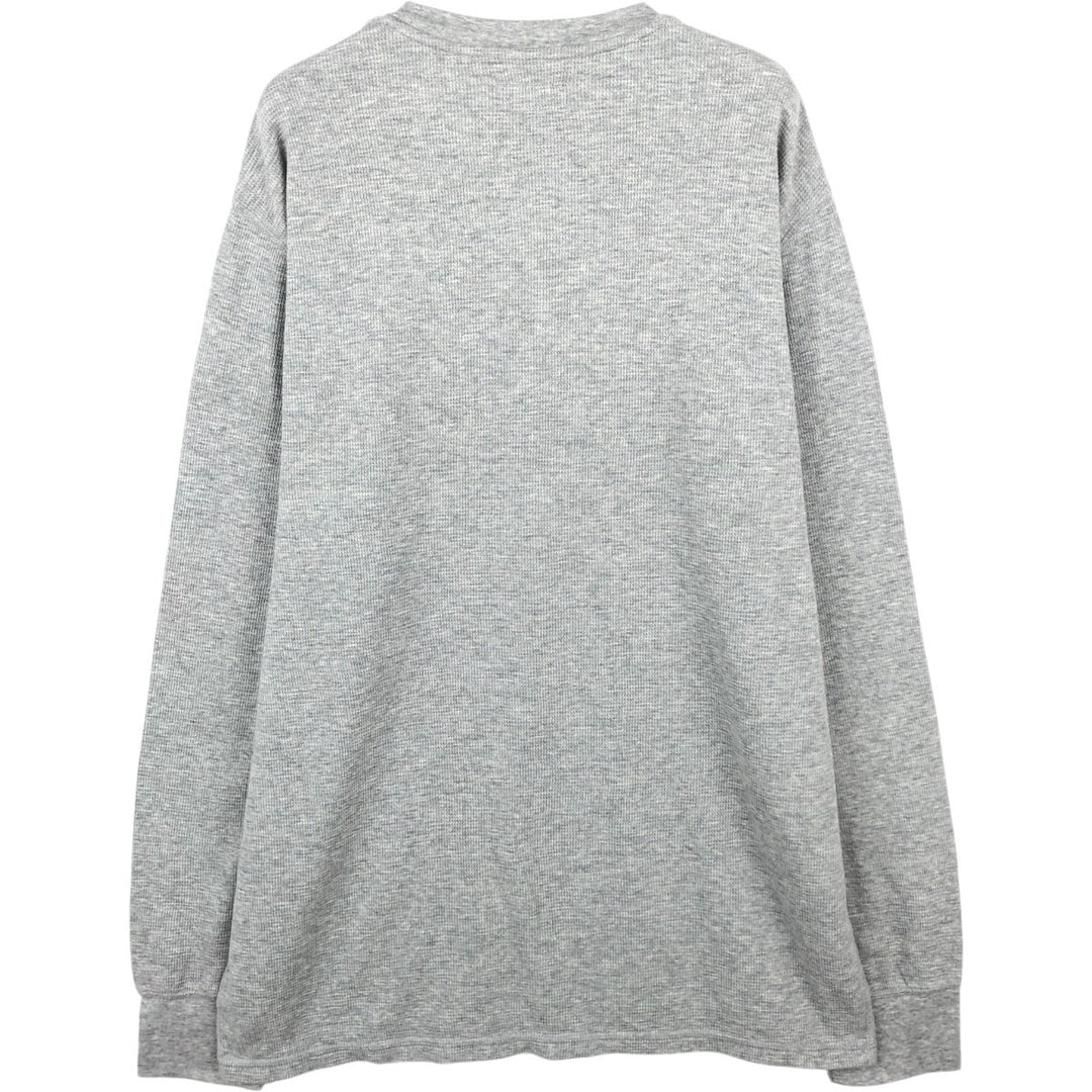 Ralph Lauren POLO RALPH LAUREN SLEEPWEAR Thermal Long T-shirt Honeycomb Men's XL cotton gray type Vintage Second Hand