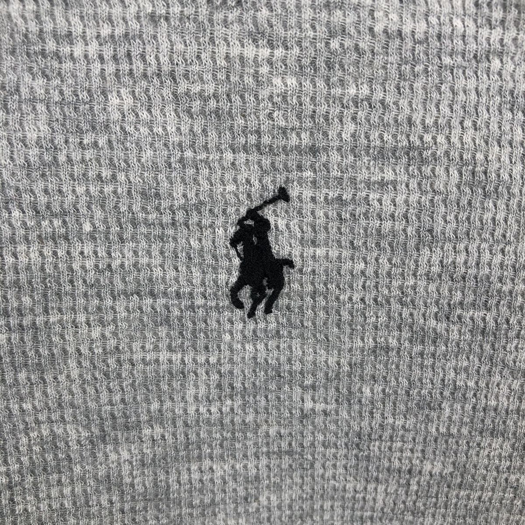 Ralph Lauren POLO RALPH LAUREN SLEEPWEAR Thermal Long T-shirt Honeycomb Men's XL cotton gray type Vintage Second Hand