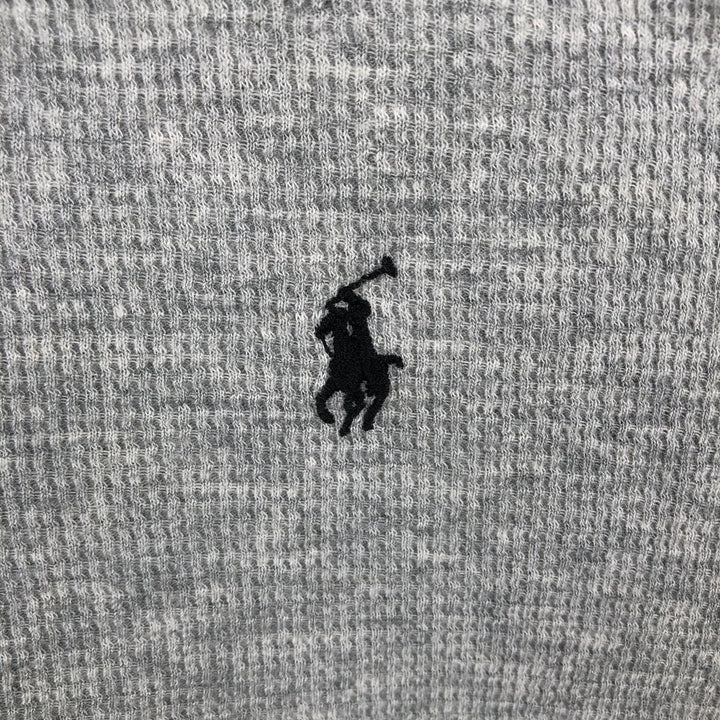 Ralph Lauren POLO RALPH LAUREN SLEEPWEAR Thermal Long T-shirt Honeycomb Men's XL cotton gray type Vintage Second Hand