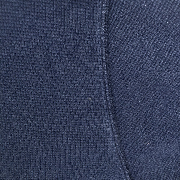 Ralph Lauren POLO RALPH LAUREN Thermal Long T-shirt Waffle Men's M size cotton navy blue type Vintage Second Hand