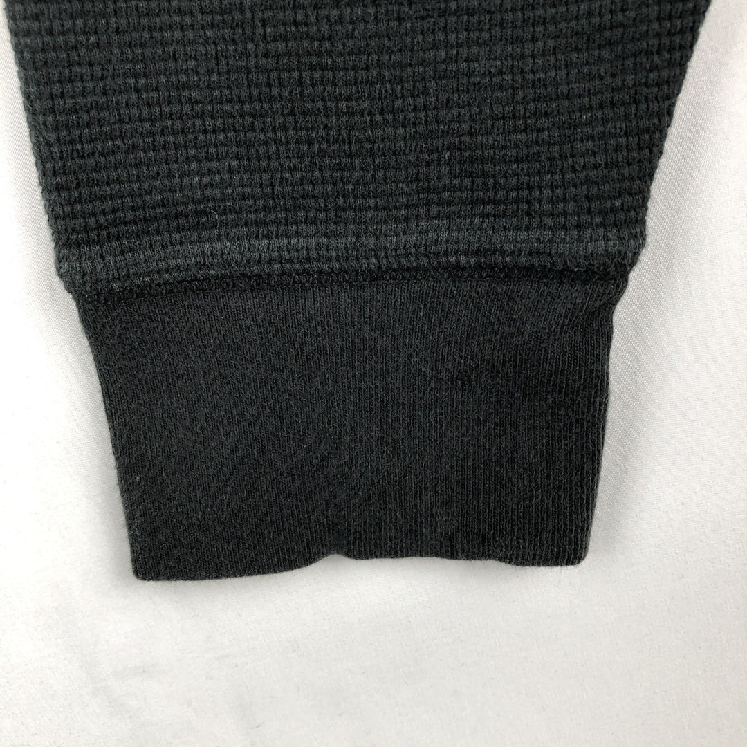 Ralph Lauren POLO RALPH LAUREN Thermal Long T-Shirt Men's Size L cotton black type Vintage Second Hand