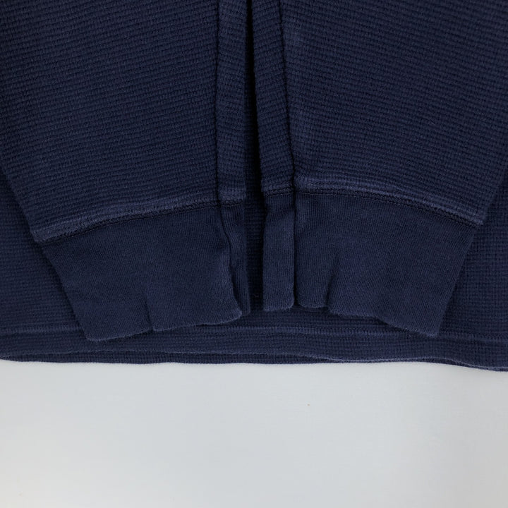 Ralph Lauren POLO RALPH LAUREN SLEEPWEAR Thermal Long T-shirt Waffle Men's XL cotton navy blue type Vintage Second Hand