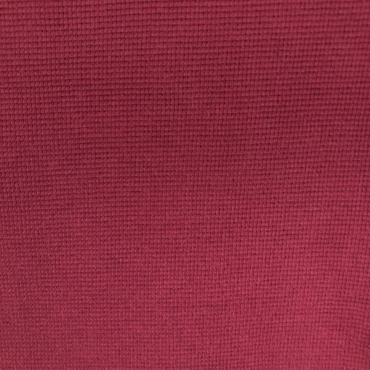 Ralph Lauren POLO RALPH LAUREN Thermal Long T-shirt Waffle Men's M size cotton Red type red-purple Vintage Second Hand