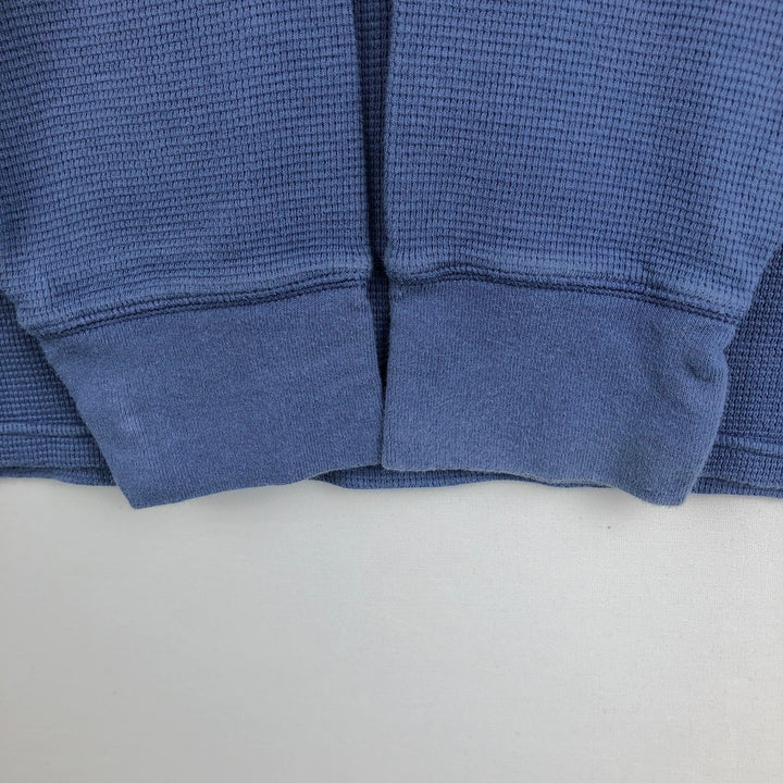 Ralph Lauren POLO RALPH LAUREN Thermal Ron T Waffle Men's L size cotton blue type Vintage Second Hand