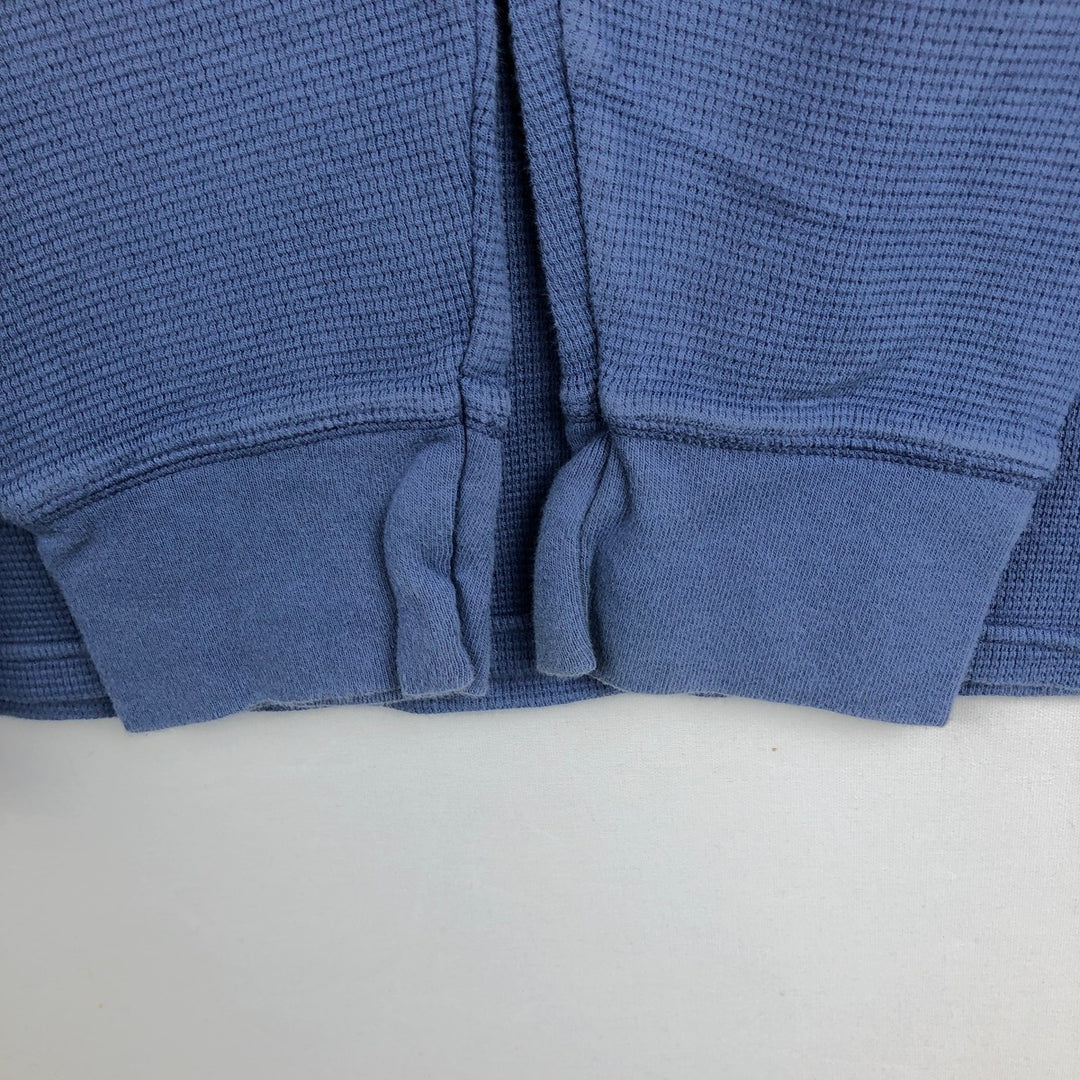 Ralph Lauren POLO RALPH LAUREN Thermal Ron T Waffle Men's L size cotton blue type Vintage Second Hand