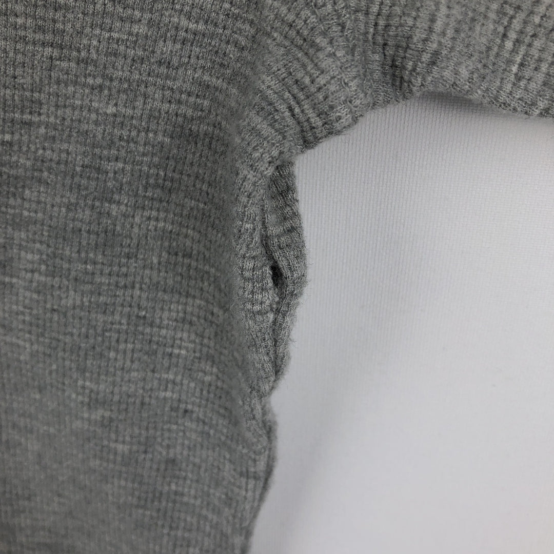 Ralph Lauren POLO RALPH LAUREN Thermal Long T-shirt Waffle Men's M size cotton gray type Vintage Second Hand
