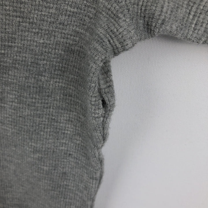 Ralph Lauren POLO RALPH LAUREN Thermal Long T-shirt Waffle Men's M size cotton gray type Vintage Second Hand
