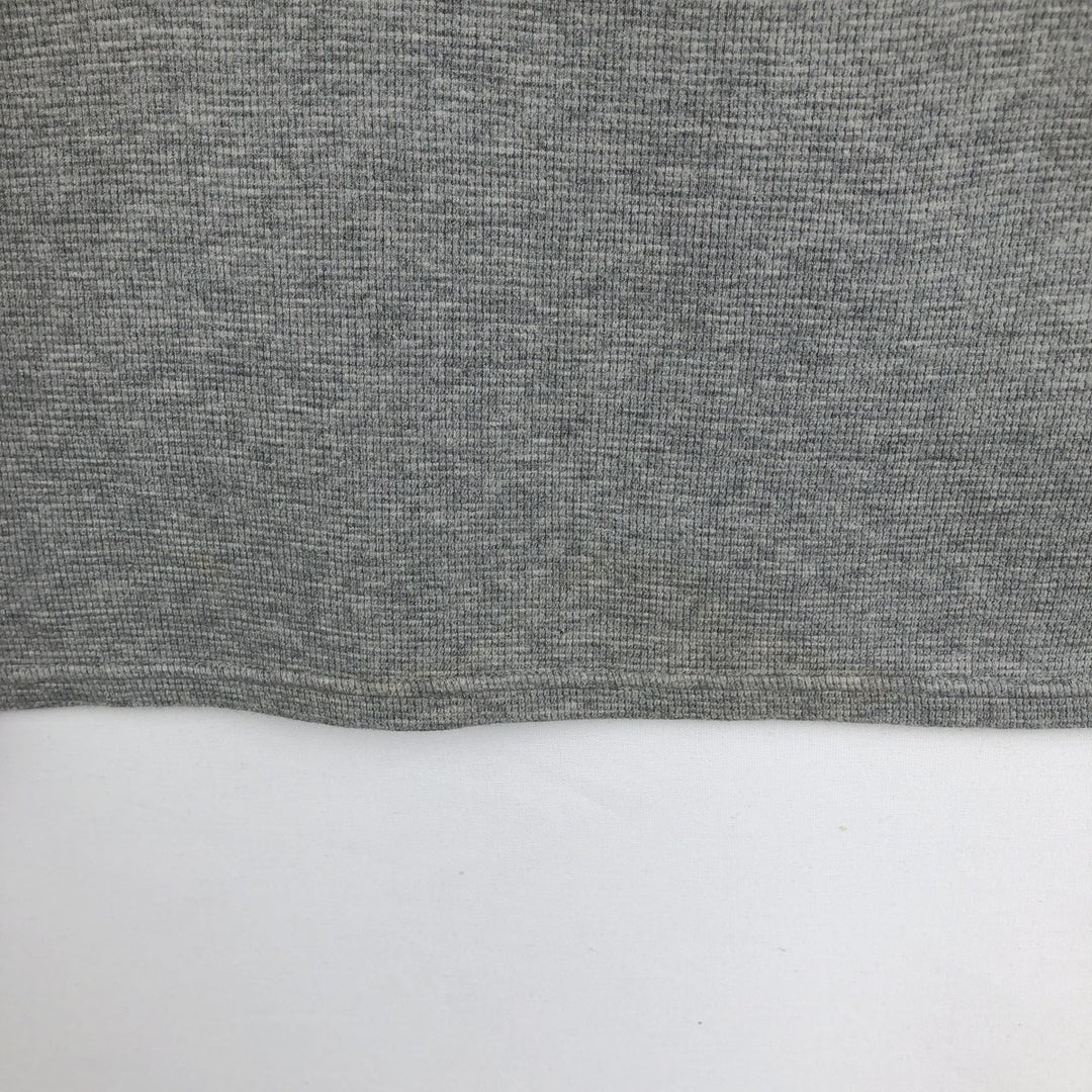 Ralph Lauren POLO RALPH LAUREN Thermal Long T-shirt Waffle Men's M size cotton gray type Vintage Second Hand