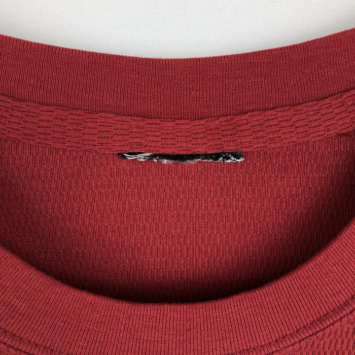 Harley-Davidson Thermal Long-Sleeve T-Shirt, Honeycomb Pattern, Men's Size L (equivalent) unclear burgundy type Vintage Second Hand