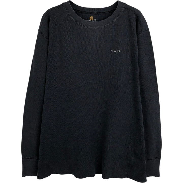 Carhartt Thermal Long T-shirt Men's XL size cotton black type Vintage Second Hand
