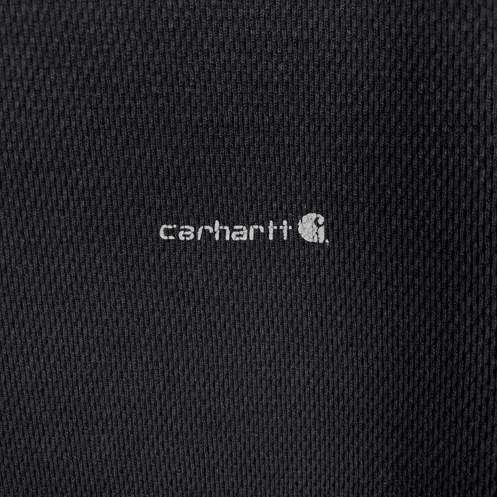 Carhartt Thermal Long T-shirt Men's XL size cotton black type Vintage Second Hand