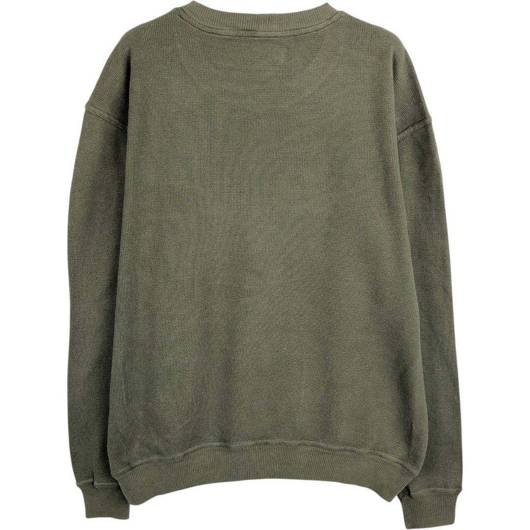 Carhartt Relaxed Fit Thermal Long T-Shirt, Waffle, Men's Size L cotton Khaki type Vintage Second Hand
