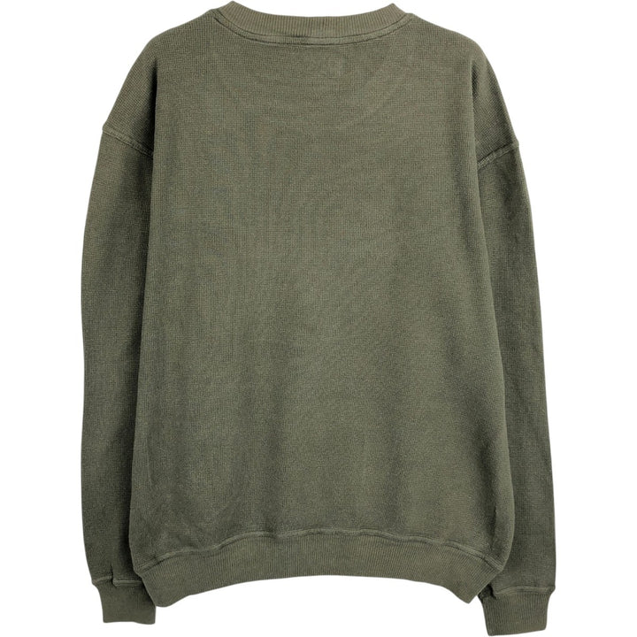Carhartt Relaxed Fit Thermal Long T-Shirt, Waffle, Men's Size L cotton Khaki type Vintage Second Hand