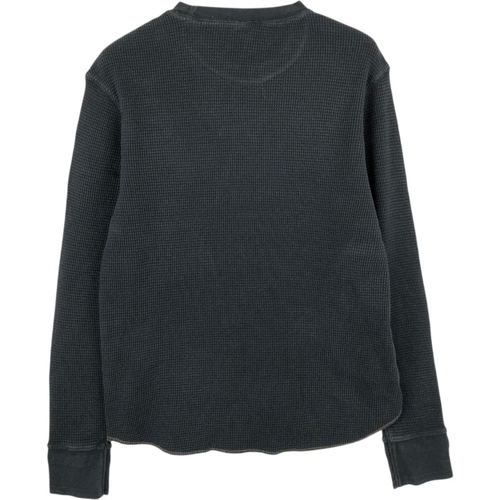 GAP Thermal Long T-Shirt, Men's Size M cotton black type Vintage Second Hand