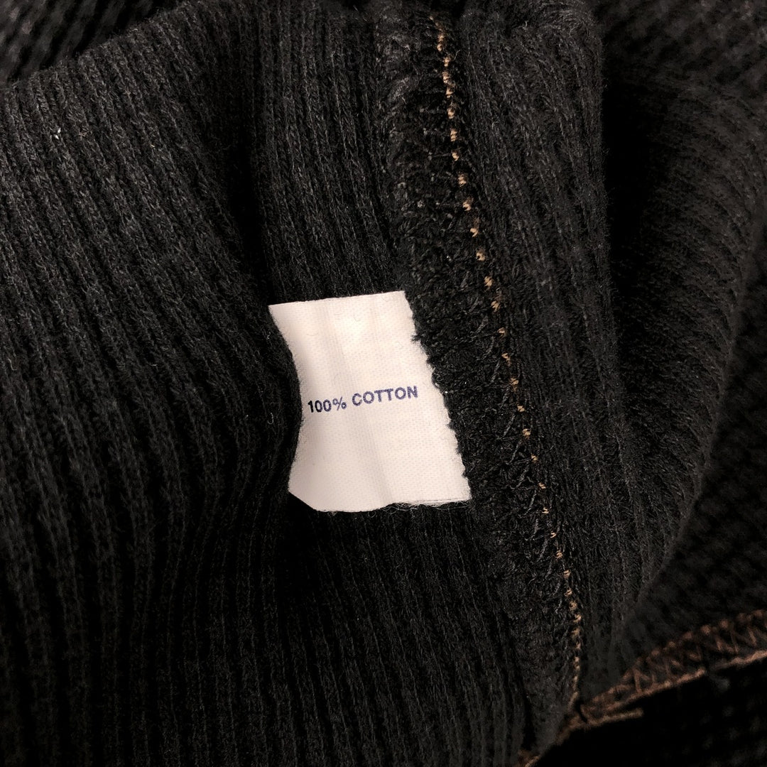 GAP Thermal Long T-Shirt, Men's Size M cotton black type Vintage Second Hand