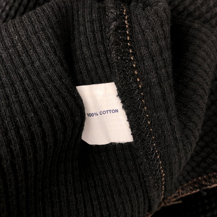 GAP Thermal Long T-Shirt, Men's Size M cotton black type Vintage Second Hand