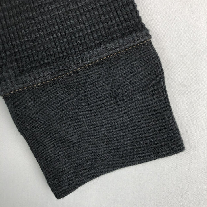 GAP Thermal Long T-Shirt, Men's Size M cotton black type Vintage Second Hand
