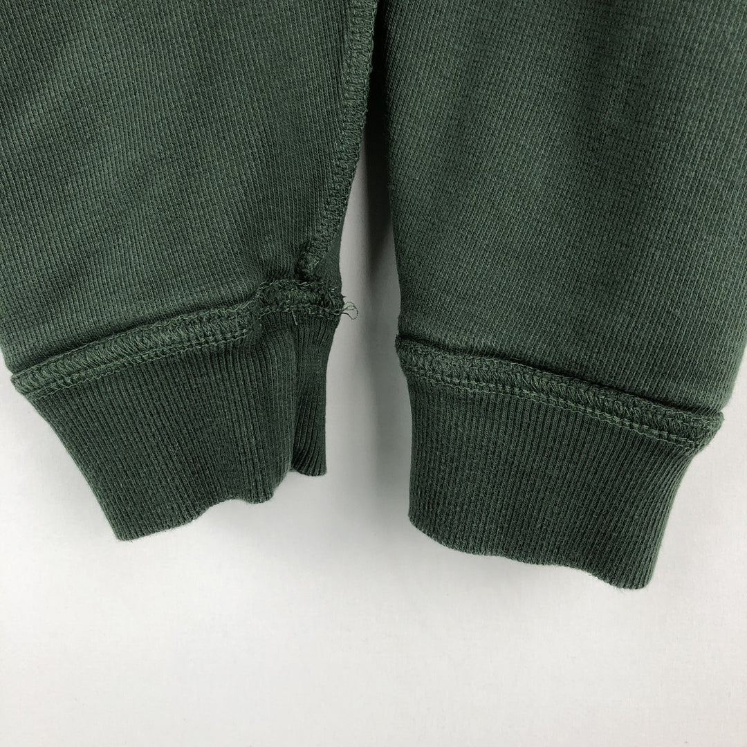 90s-00'S LLBean Thermal Long T-Shirt, Waffle, Men's Size L, Vintage cotton green type Vintage Second Hand