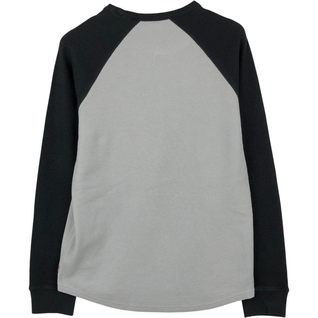 Levi's Thermal Long-Sleeve T-Shirt, Men's Size M cotton white type Vintage Second Hand