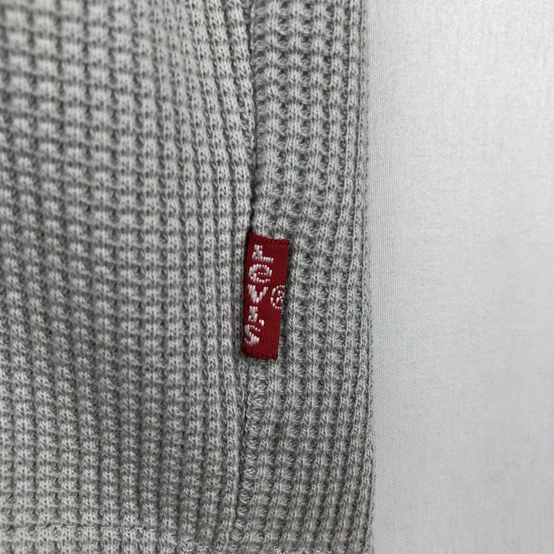 Levi's Thermal Long-Sleeve T-Shirt, Men's Size M cotton white type Vintage Second Hand