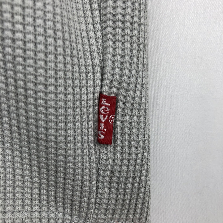 Levi's Thermal Long-Sleeve T-Shirt, Men's Size M cotton white type Vintage Second Hand
