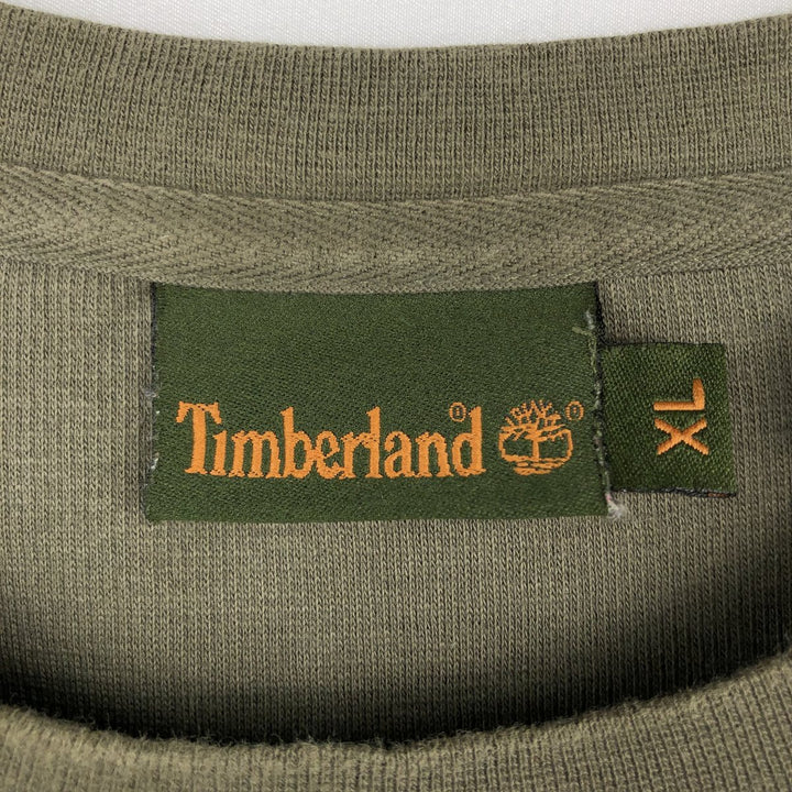 Timberland Thermal Long T-Shirt, Waffle, Men's XL cotton Khaki type Vintage Second Hand