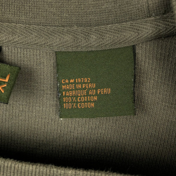 Timberland Thermal Long T-Shirt, Waffle, Men's XL cotton Khaki type Vintage Second Hand