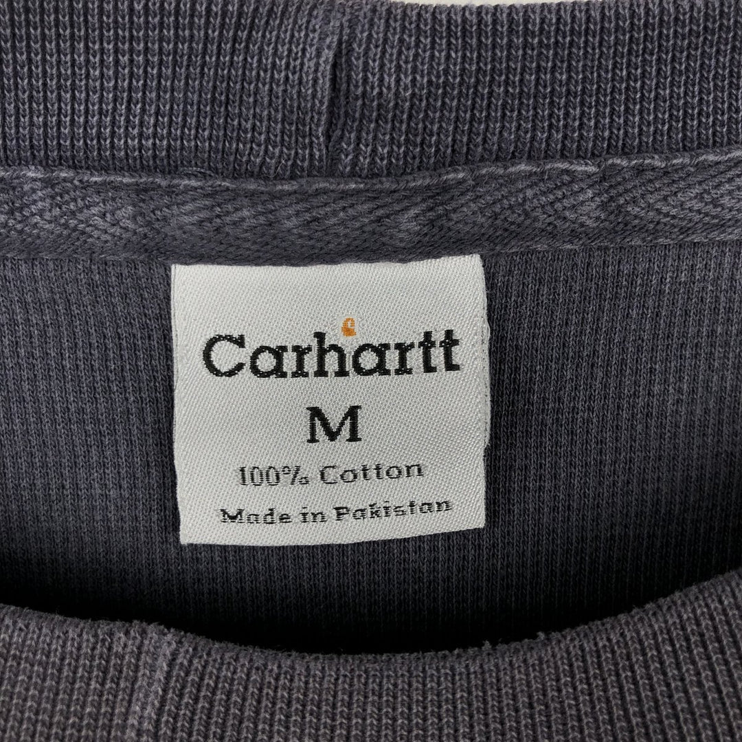 Carhartt Thermal Long T-Shirt, Men's Size Medium cotton Charcoal Vintage Second Hand