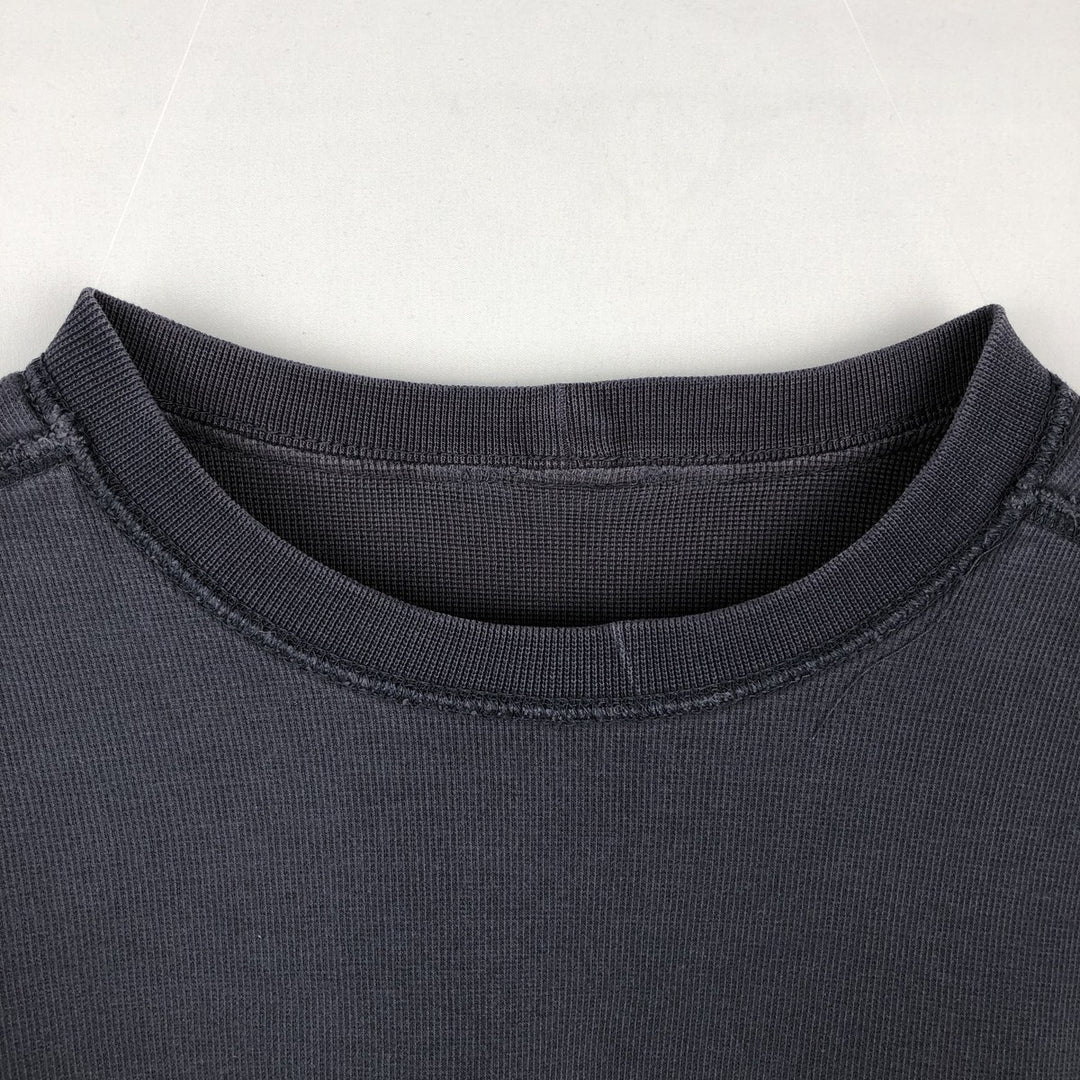 Carhartt Thermal Long T-Shirt, Men's Size Medium cotton Charcoal Vintage Second Hand