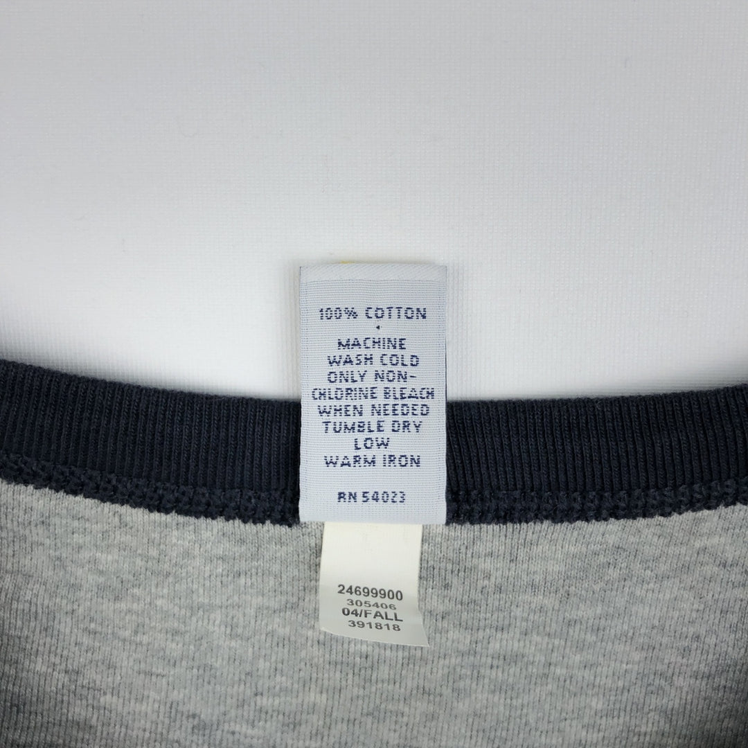 GAP Thermallon T-shirt, Honeycomb, Men's L size cotton navy blue type Vintage Second Hand