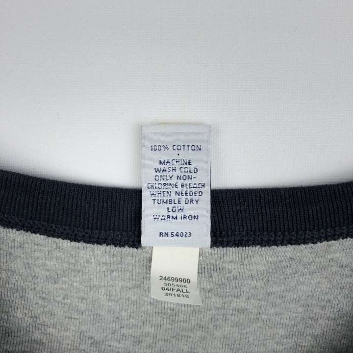 GAP Thermallon T-shirt, Honeycomb, Men's L size cotton navy blue type Vintage Second Hand