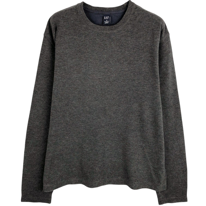 Carhartt Thermal Long T-Shirt, Men's Size Medium cotton Charcoal Vintage Second Hand