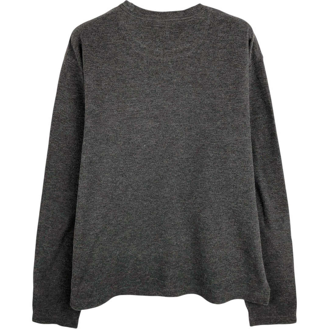 Carhartt Thermal Long T-Shirt, Men's Size Medium cotton Charcoal Vintage Second Hand