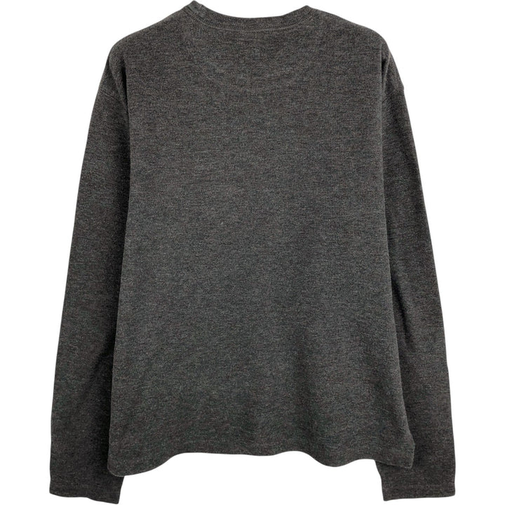 Carhartt Thermal Long T-Shirt, Men's Size Medium cotton Charcoal Vintage Second Hand