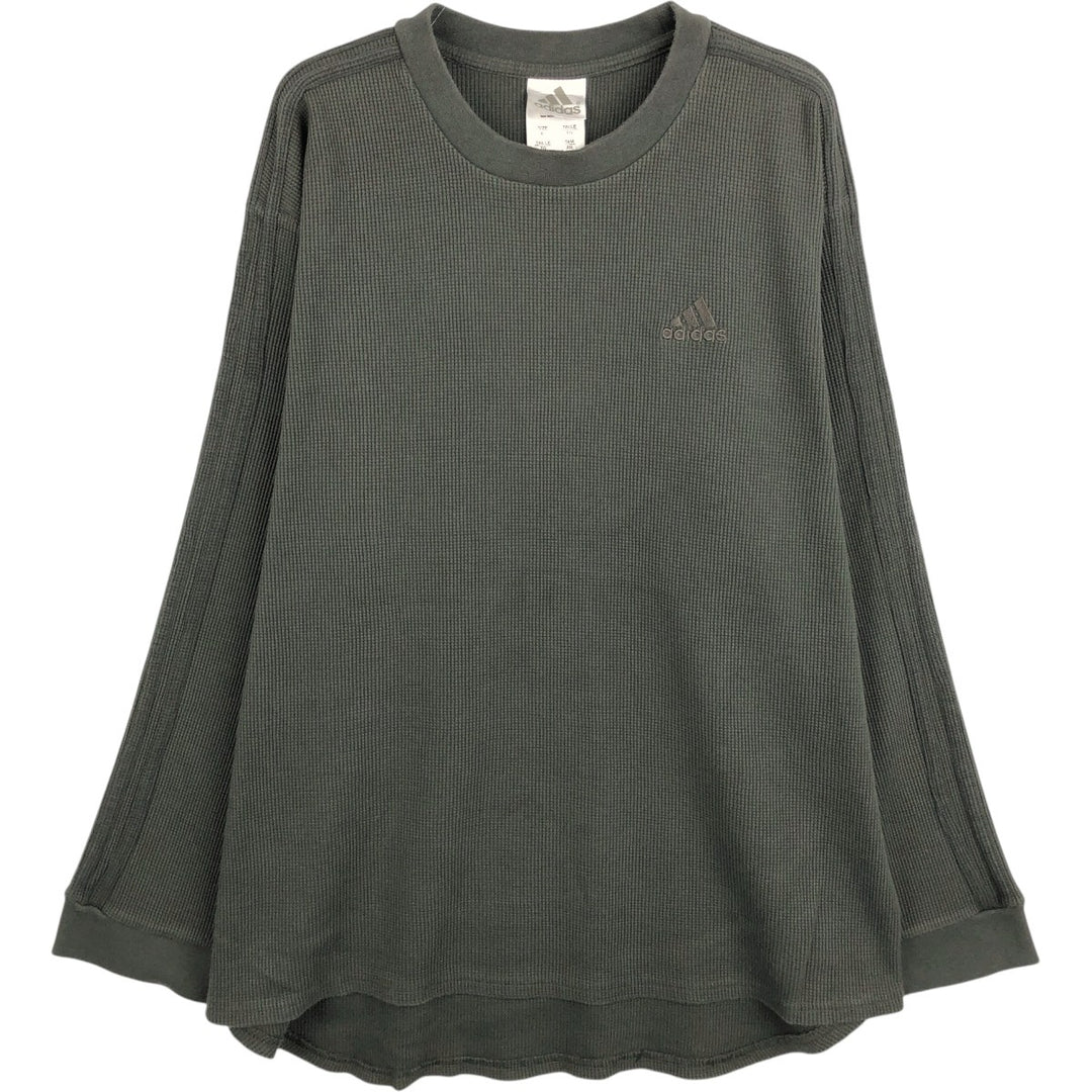 Carhartt Thermal Long T-shirt, Waffle, Men's XL cotton Khaki type Vintage Second Hand