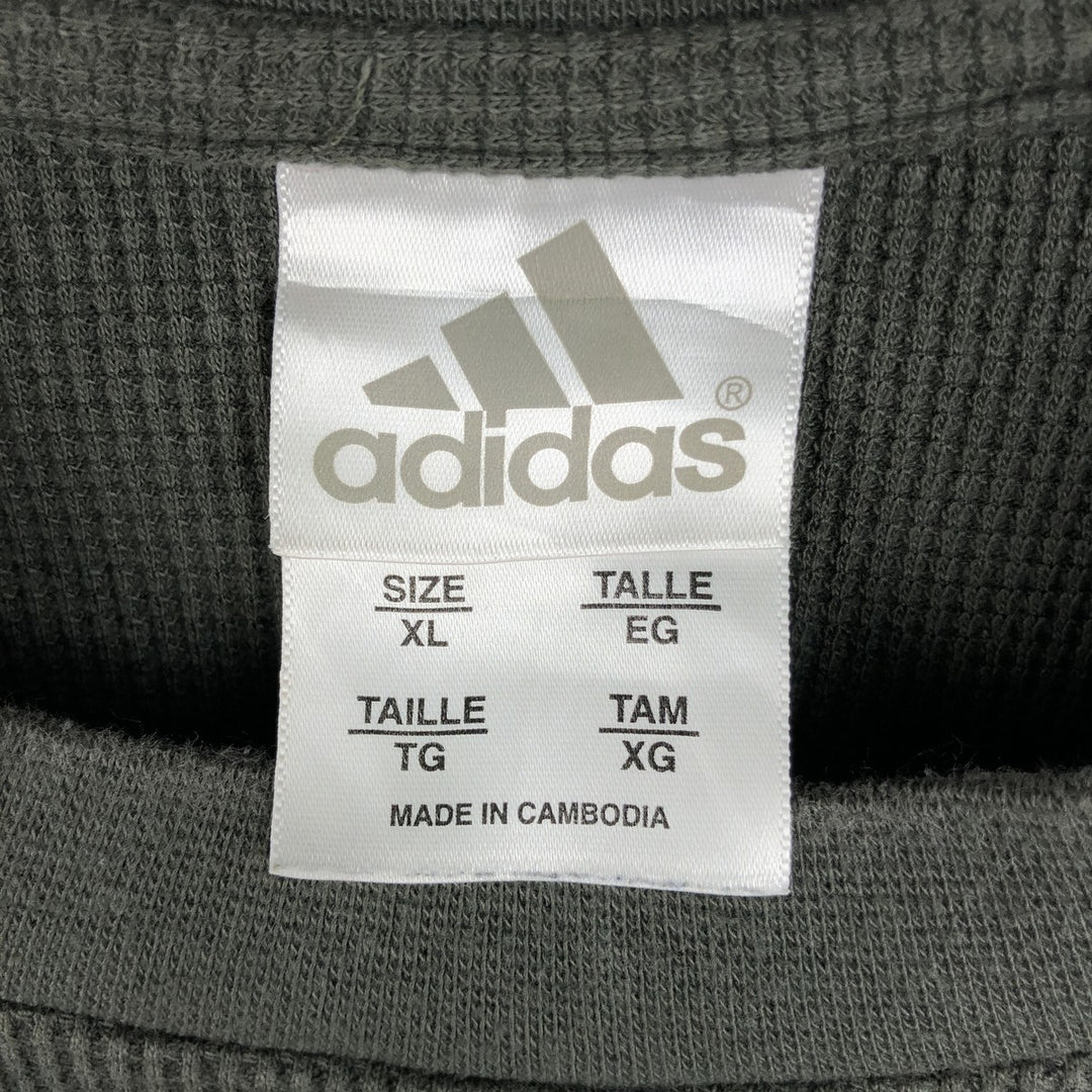 Carhartt Thermal Long T-shirt, Waffle, Men's XL cotton Khaki type Vintage Second Hand