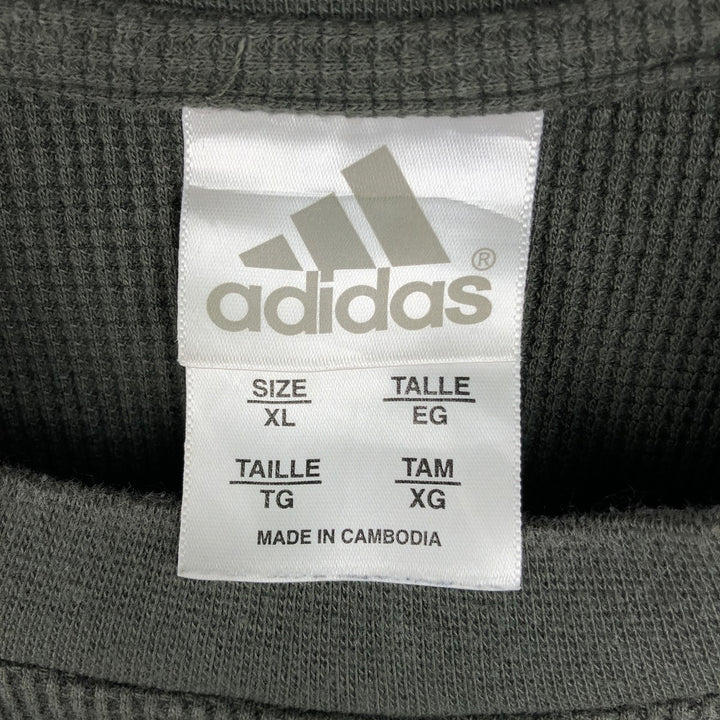 Carhartt Thermal Long T-shirt, Waffle, Men's XL cotton Khaki type Vintage Second Hand