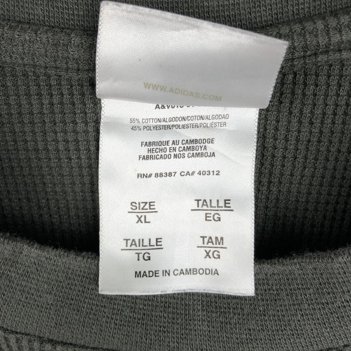 Carhartt Thermal Long T-shirt, Waffle, Men's XL cotton Khaki type Vintage Second Hand