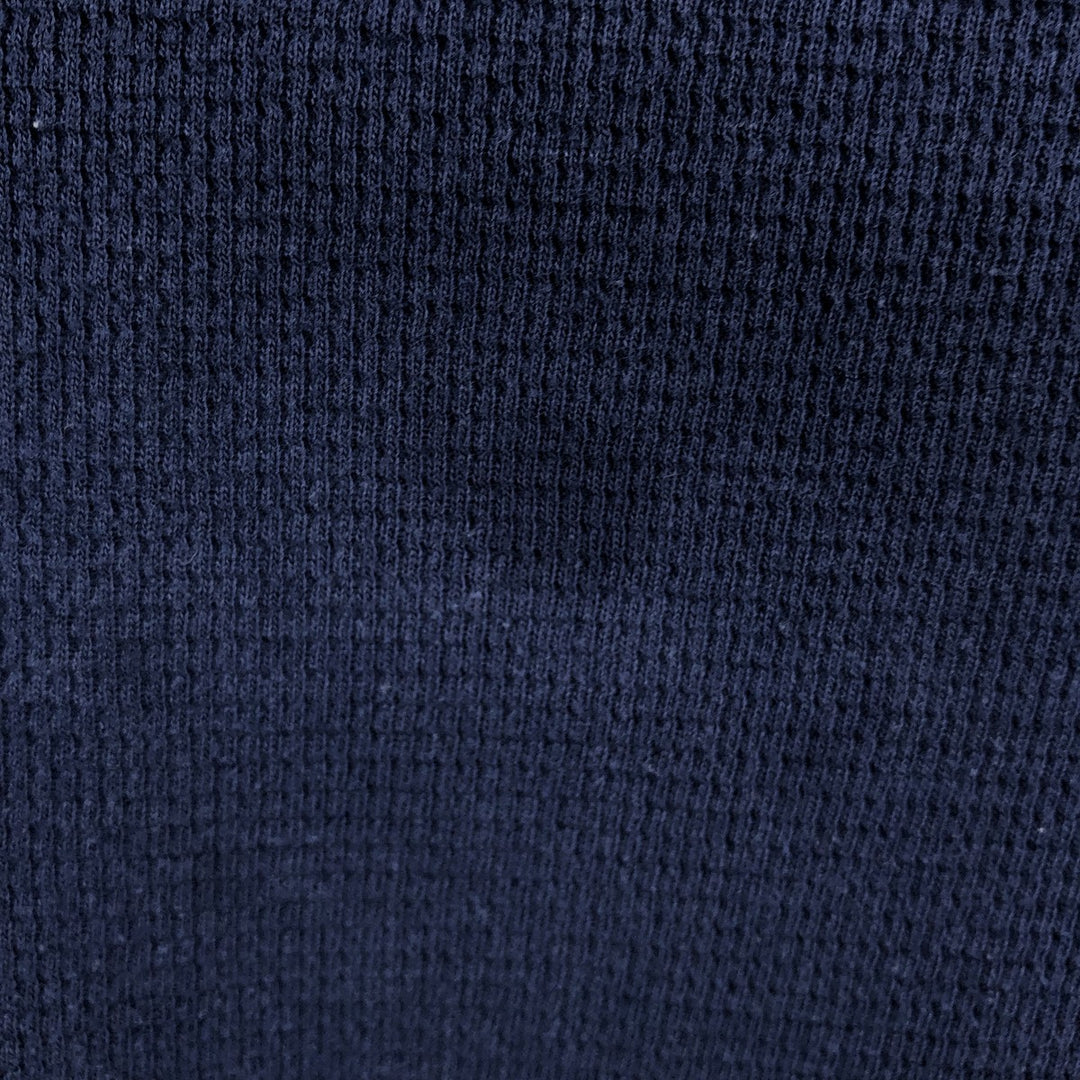 Ralph Lauren POLO RALPH LAUREN SLEEPWEAR Polo Bear Thermal Long-Sleeve T-Shirt Honeycomb Men's XXL equivalent cotton navy blue type Vintage Second Hand