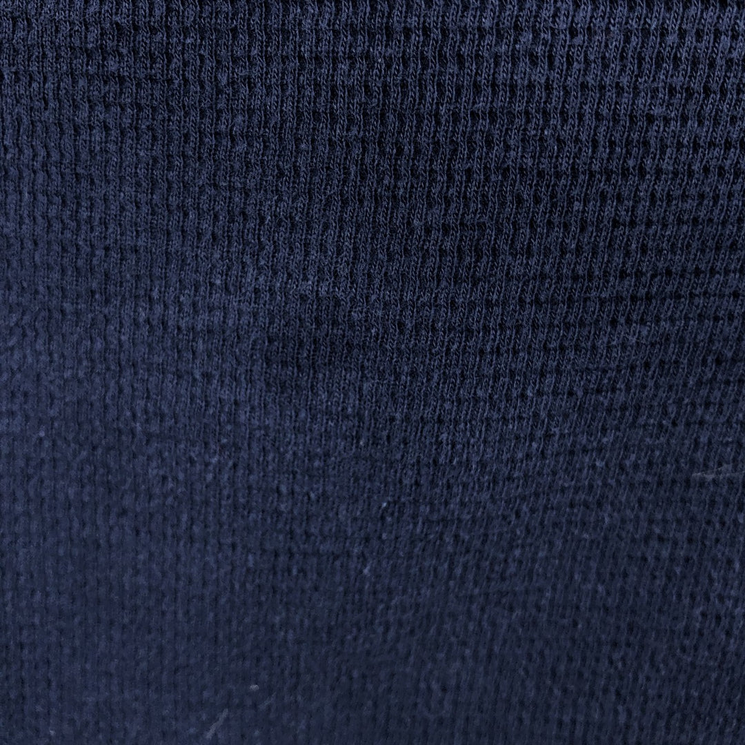 Ralph Lauren POLO RALPH LAUREN SLEEPWEAR Polo Bear Thermal Long-Sleeve T-Shirt Honeycomb Men's XXL equivalent cotton navy blue type Vintage Second Hand