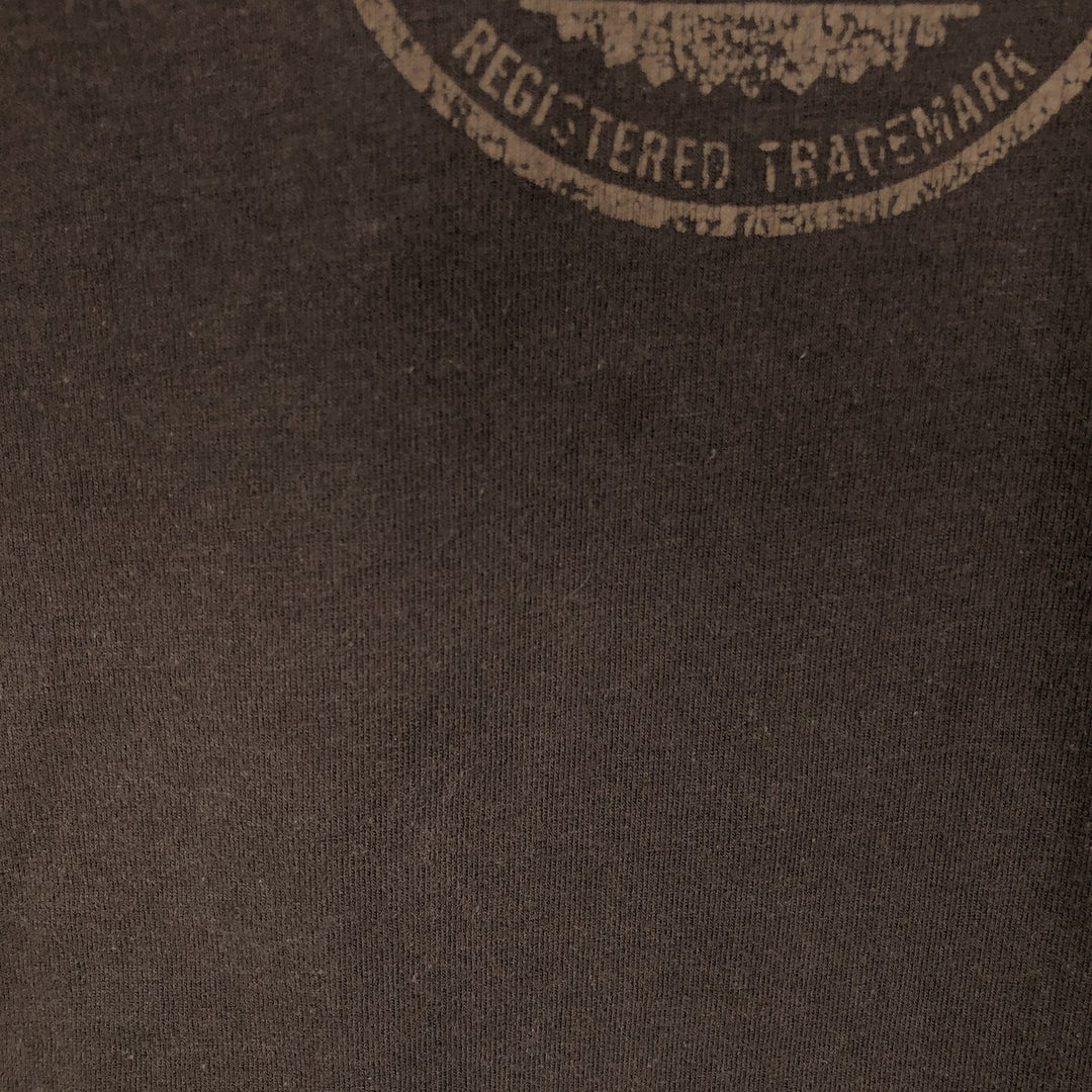 Dickies short-sleeved logo t-shirt, men's size L (approx.) cotton brown type Vintage Second Hand