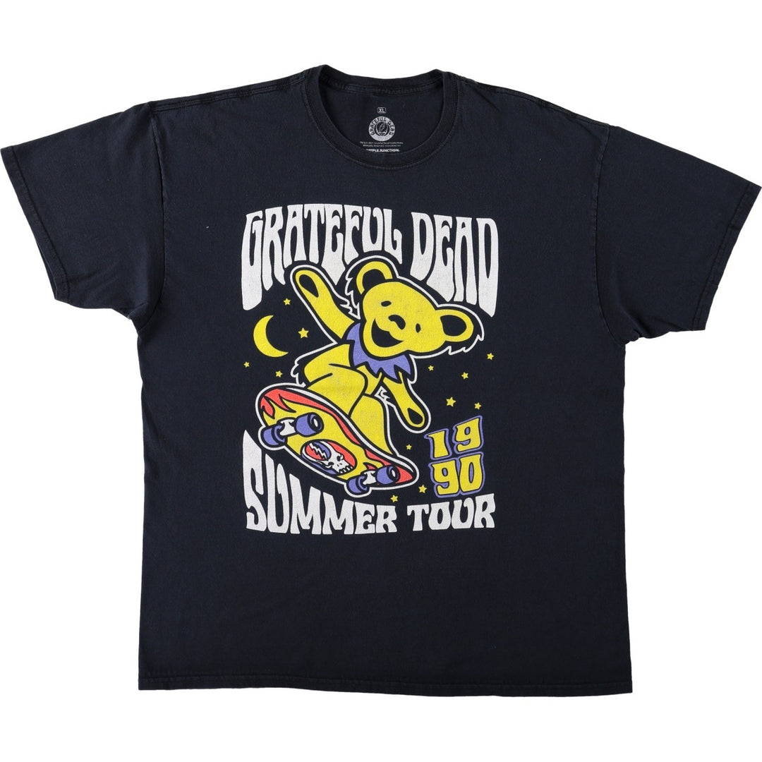 GRATEFUL DEAD DEAD BEAR Band T-Shirt, Men's XL cotton black type Vintage Second Hand