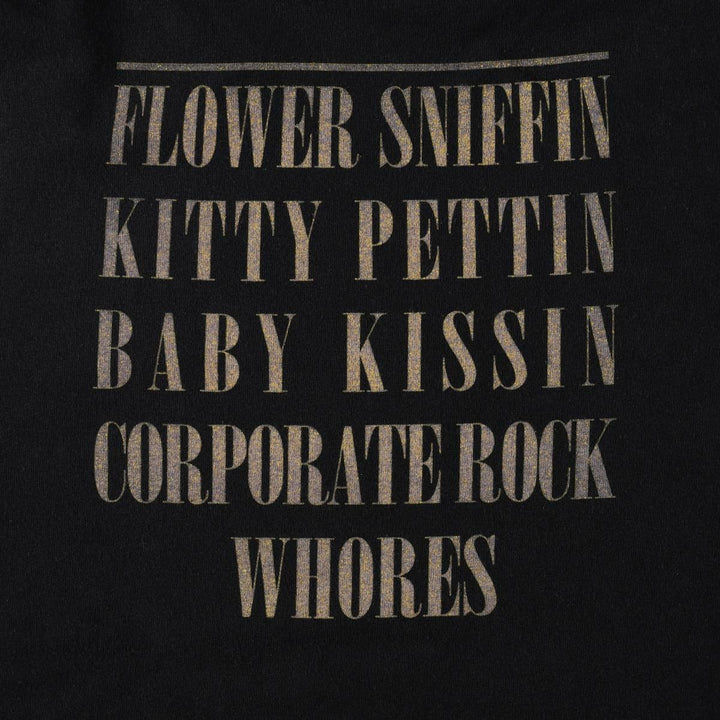 Gildan GILDAN NIRVANA Nirvana Band T-shirt Band T Men's L size cotton black type Vintage Second Hand
