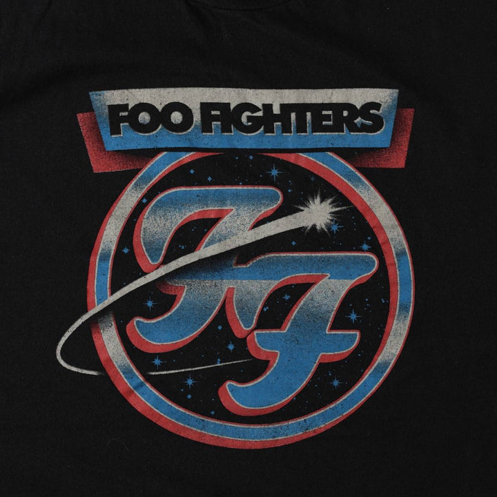 Foo Fighters Band T-Shirt, Men's Size L cotton black type Vintage Second Hand