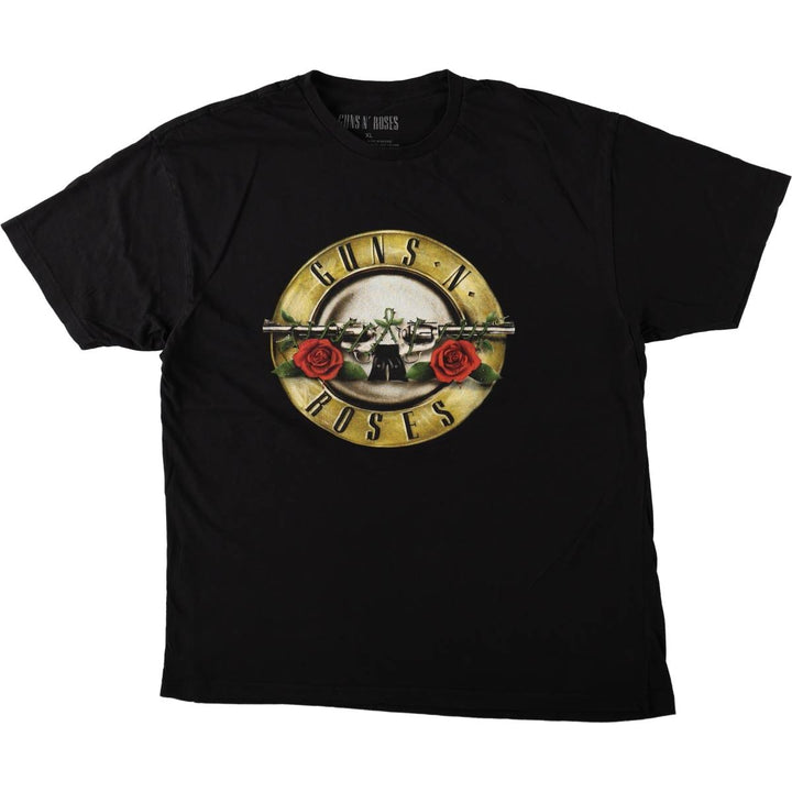 Guns N' Roses Band T-shirt, Band T, Men's XL size cotton black type Vintage Second Hand