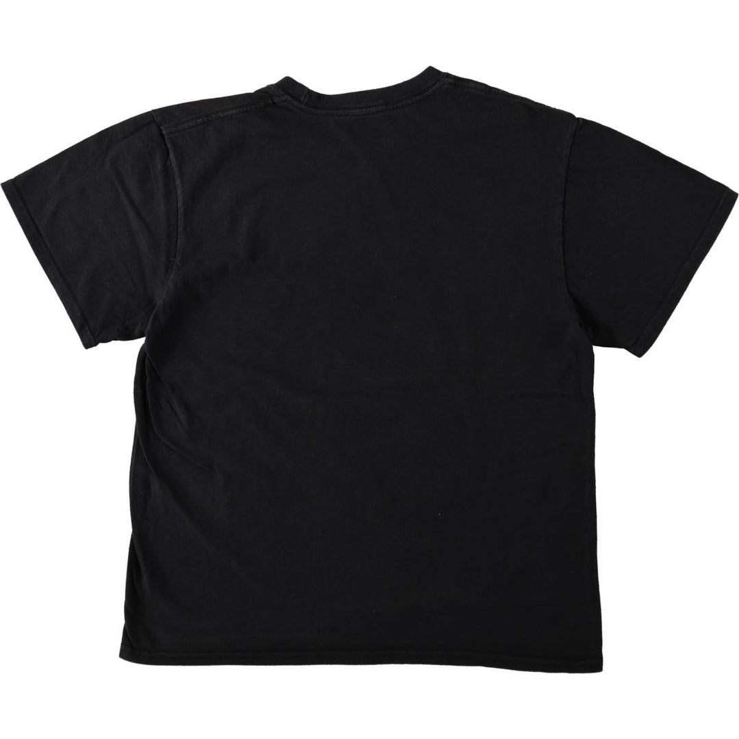 METALLICA Skull Pattern Band T-shirt Band Tee Men's M size cotton black type Vintage Second Hand