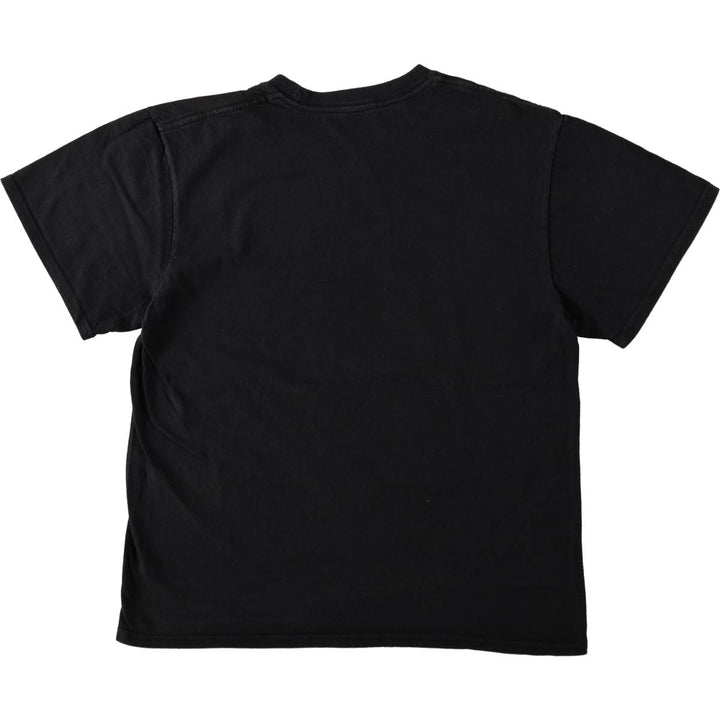 METALLICA Skull Pattern Band T-shirt Band Tee Men's M size cotton black type Vintage Second Hand