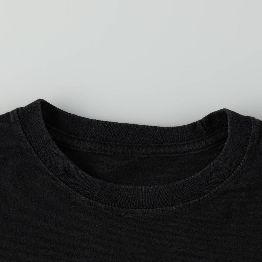 METALLICA Skull Pattern Band T-shirt Band Tee Men's M size cotton black type Vintage Second Hand